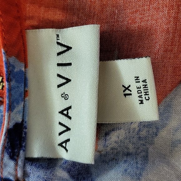 Ava & Viv Floral Dress Size 1X(Like New) - Picture 12 of 12